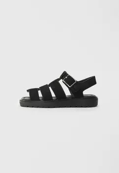 Сандалии с манжетой на щиколотке FISHERMAN - Sandals Calvin Klein Jeans, черный