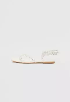 Сандалии с манжетой на щиколотке T-bar sandals Even&Odd, белый