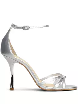 Сандалии с металлическим эффектом 100 мм Werner, серебряный