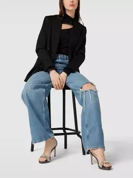 Сандалии с отделкой стразами модель "MONROE" Buffalo, черный