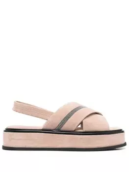 Сандалии с открытым носком Fabiana Filippi, бежевый