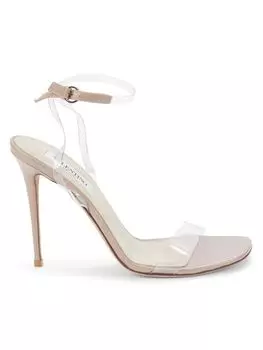Сандалии с петлями на щиколотке Valentino Garavani, цвет Poudre