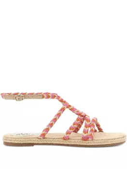 Сандалии с плетеными ремешками Manebi, нейтральный