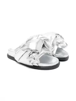 Сандалии с подкладкой N21 Kids, серебряный