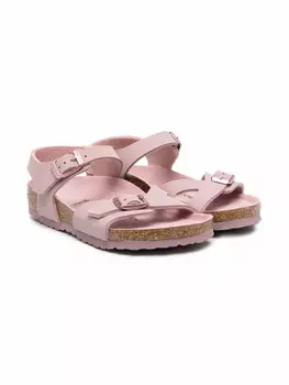 Сандалии с пряжками Birkenstock Kids, розовый