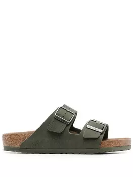 Сандалии с пряжками Birkenstock, зеленый дубль