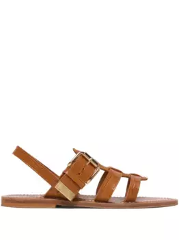 Сандалии с пряжками Maje, коричневый