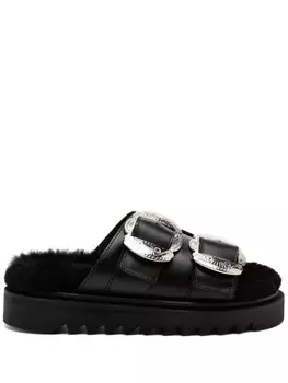 Сандалии с пряжками Toga, черный