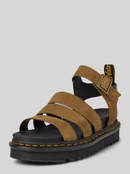 Сандалии с пряжкой, модель «Blaire» Dr. Martens, оливковый