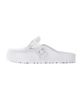 Сандалии с пряжкой с логотипом сбоку Birkenstock, белый