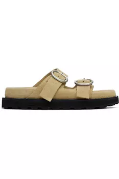 Сандалии с пряжкой-шпилькой Jil Sander, цвет barley