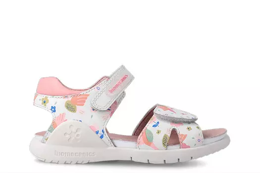 Сандалии с регулируемыми ремешками 232241 Biomecanics, белый