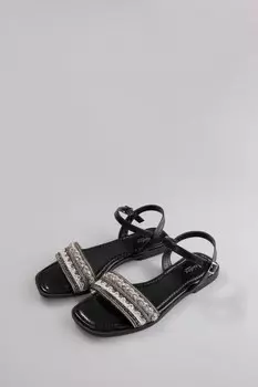 Сандалии с ремешками Aniston, черный