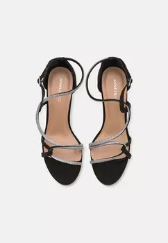 Сандалии с ремешками Anna Field, черный
