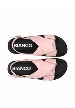 Сандалии с ремешками Bianco, розовый