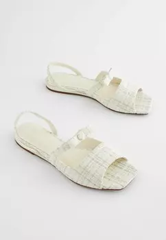 Сандалии с ремешками BOW SLINGBACK Next, белый