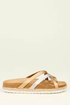 Сандалии с ремешками Brakeburn, серебряный