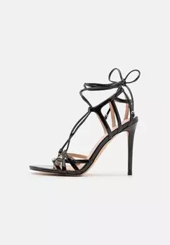 Сандалии с ремешками CALILA Pinko, цвет black