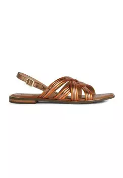 Сандалии с ремешками D SOZY PLUS Geox, цвет light bronze orange