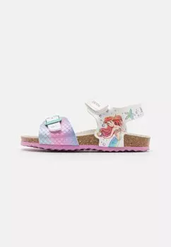 Сандалии с ремешками DISNEY LITTLE MERMAID ARIEL GIRL Geox, цвет white/aquamarine