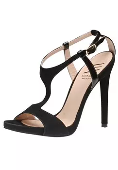 Сандалии с ремешками Evita, черный