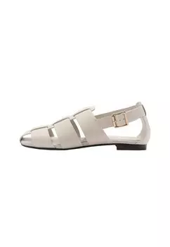 Сандалии с ремешками FISH Mango, бежевый