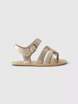 Сандалии с ремешками Gap, желтый