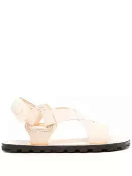 Сандалии с ремешками JIL SANDER, нейтральный