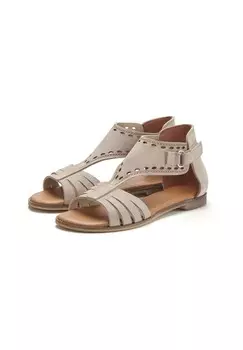 Сандалии с ремешками LASCANA, серо-коричневый