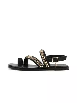 Сандалии с ремешками Lola Casademunt, черный