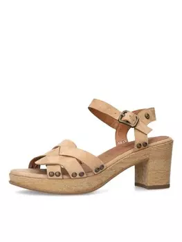 Сандалии с ремешками MANFIELD, бежевый