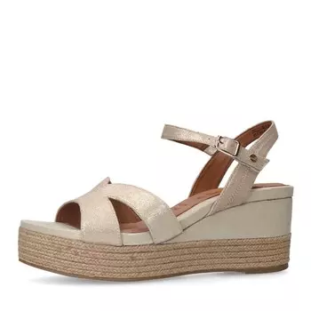 Сандалии с ремешками MANFIELD, золотой