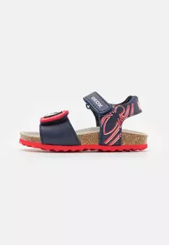 Сандалии с ремешками MARVEL SPIDERMAN CHALKI BOY Geox, цвет dark navy/red