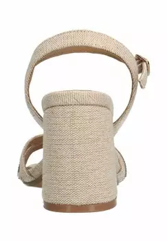 Сандалии с ремешками MIT STRASS-DETAIL Manfield, бежевый