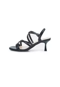 Сандалии с ремешками на щиколотке Bata, черный