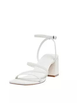 Сандалии с ремешками Pull&Bear, белый