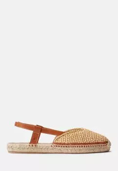 Сандалии с ремешками SLING Ralph Lauren, бежевый
