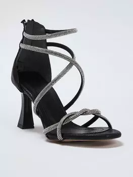 Сандалии с ремешками Trendyol, черный