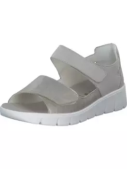 Сандалии с ремешками WALDLUFER K-Adea 658801, серебряный