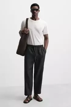 Сандалии с ремешками ZARA, черный