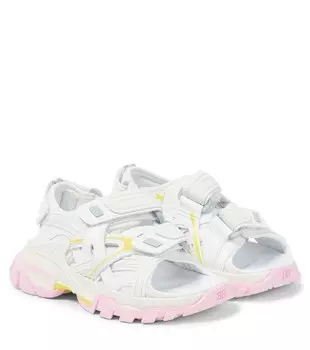 Сандалии с ремешком Balenciaga Kids, разноцветный