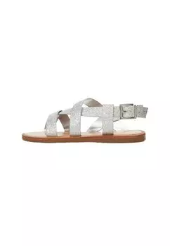 Сандалии с ремешком IRIS-A Mango Kids, цвет silver