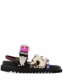 Сандалии с ремешком на пятке Toga Pulla, нейтральный цвет