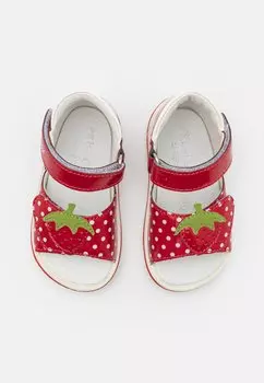 Сандалии с ремешком Primigi, цвет rosso/bianco