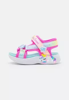 Сандалии с ремешком UNICORN DREAMS Skechers, цвет pink/multi-coloured