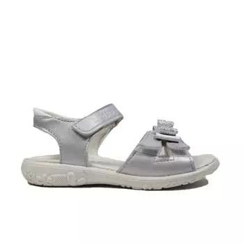 Сандалии с рип-лентой Ricosta, серебро