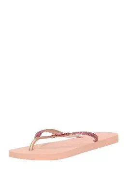 Сандалии с Т-образной перемычкой HAVAIANAS SLIM, цвет Dark pink