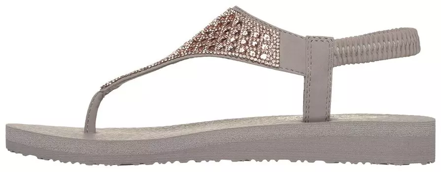 Сандалии с Т-образной перемычкой SKECHERS, бежевый