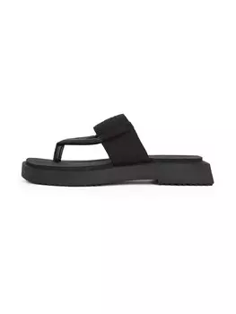 Сандалии с т-образной планкой Calvin Klein Jeans, черный