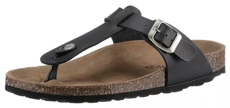 Сандалии с т-образной планкой CITY WALK, черный